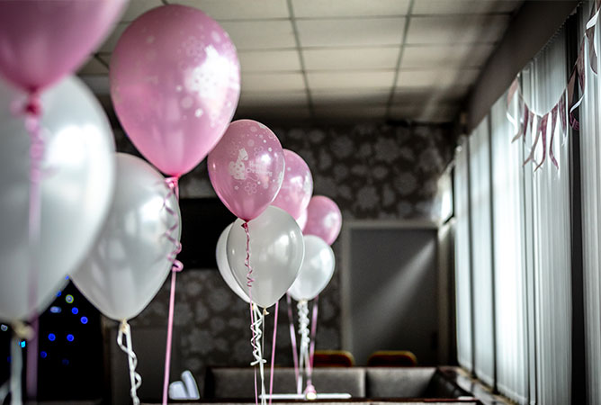 Baby Events - Christening - Luce Balloons Northern Ireland
