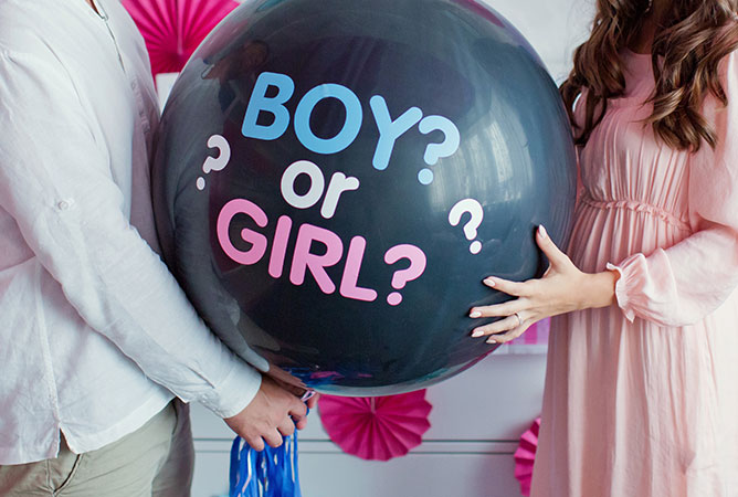 Baby Events - Gender Reveal - Luce Balloons Northern Ireland