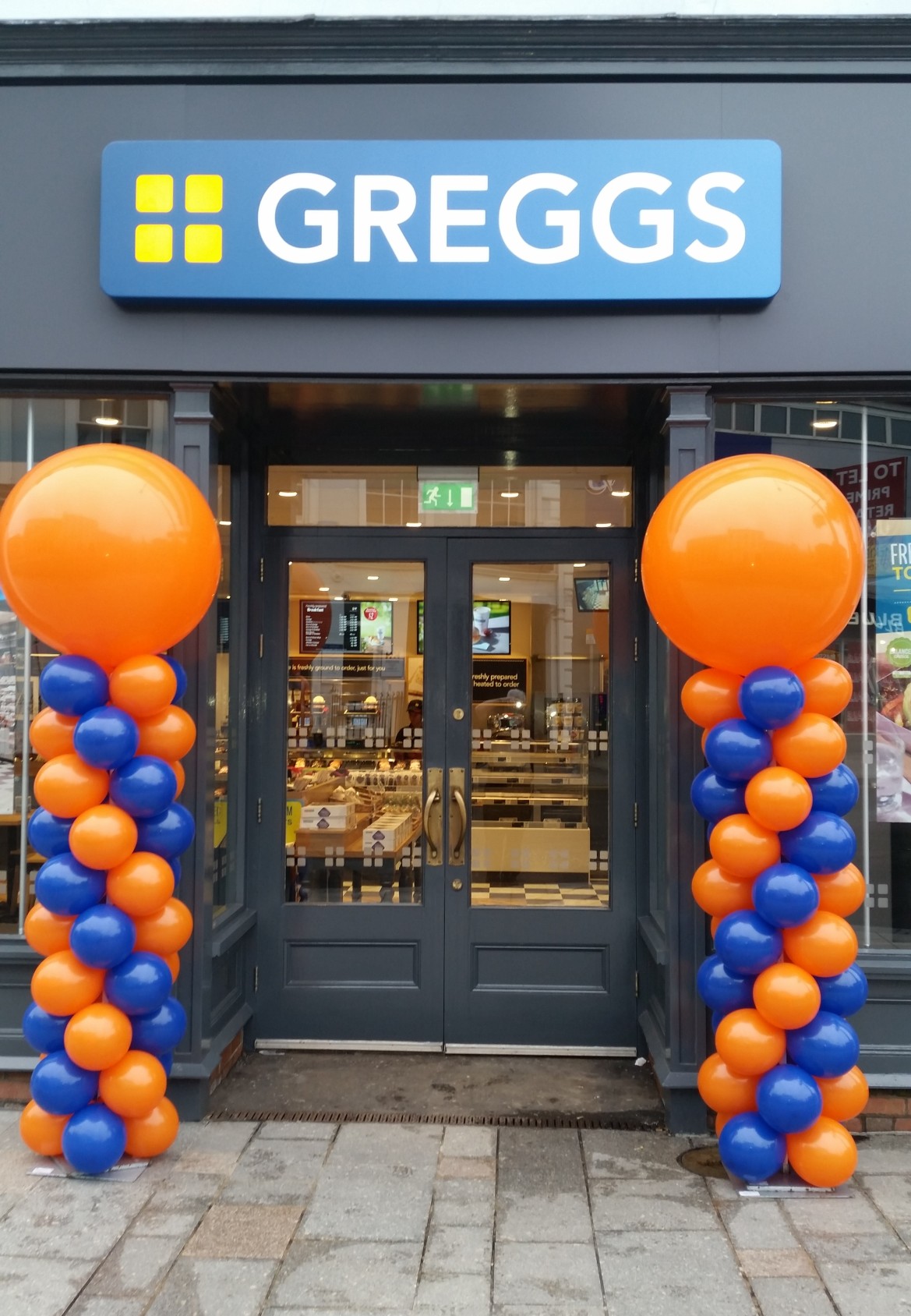 Loving the towers for Greggs opening